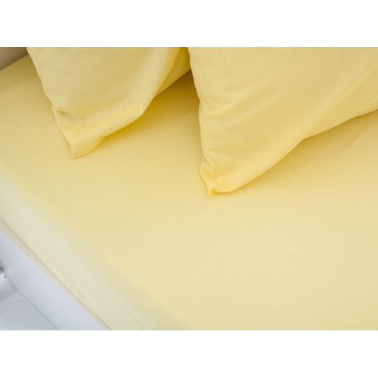 Tek Kişilik 100x200 Lastikli Çarşaf Takımı-Sarı