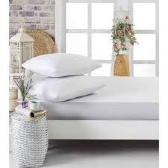 Tek Kişilik 100x200 Lastikli Çarşaf Takımı - Beyaz