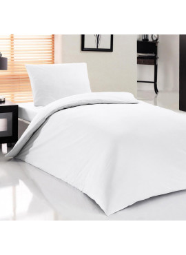 Tek Kişilik Lastikli Nevresim Takımı 160x220 - Beyaz
