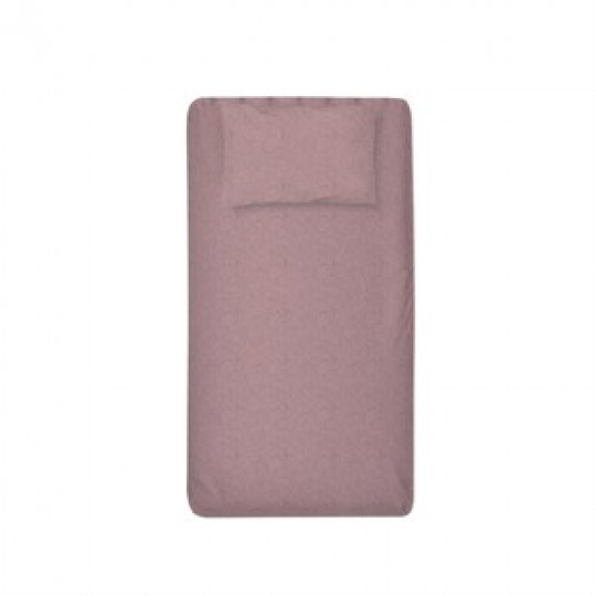 Tek Kişilik 100x200 Lastikli Çarşaf Takımı-Koyu Gül Kurusu