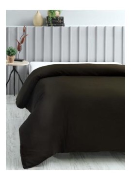 Tek Kişilik 160x220 Nevresim Yorgan Kılıfı - Siyah 