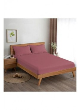 Jumbo Boy 200x200 Lastikli Çarşaf Takımı  - Gül Kurusu