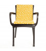 Sarı Yıldız Desenli Sandalye Minderi 1 Adet