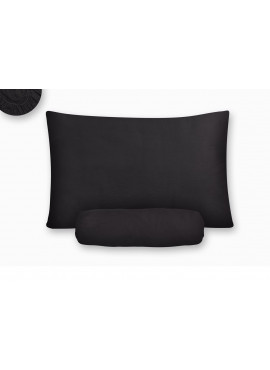 Tek Kişilik Siyah Kumaş Lastikli Çarşaf Takımı 100x200